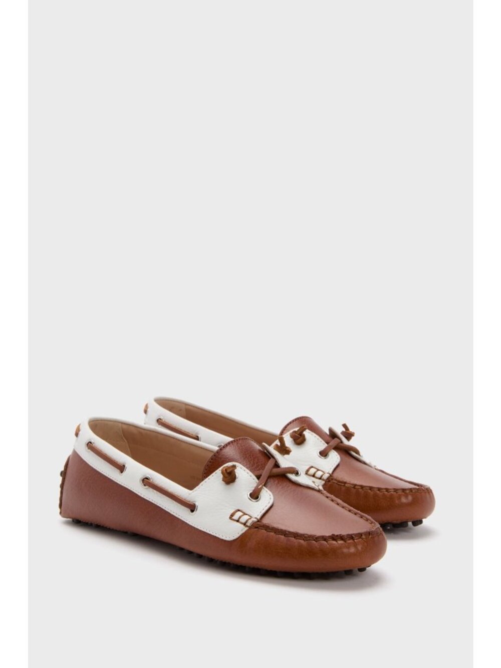 VERONICA BEARD Whiskey and Coconut Jia Boater Loafers FLATS SIZE 8.5 NEW